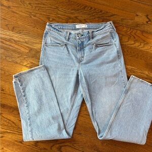 American Eagle Outfitters Light Wash Straight Leg Jeans